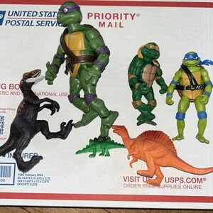 Construction Toy Set ,  TMNT,  Dinosaurs  Mixed toys lot